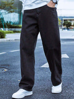 Load image into Gallery viewer, Men Slash Knee Stretchable Jeans - Baggy
