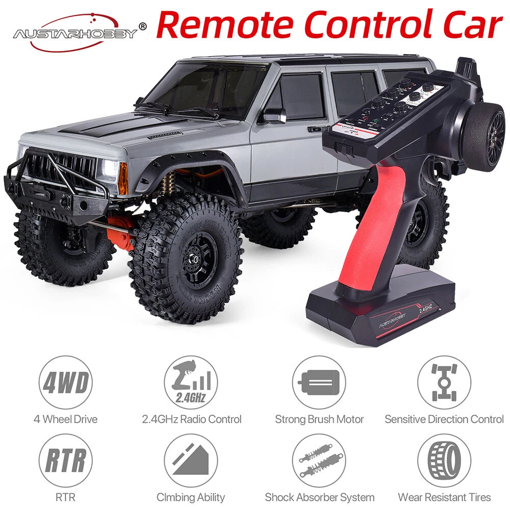 AUSTARHOBBY AX-8509 1/10 Cherokee 4WD 2.4G RC Crawler CAR Climbing Truck Toys