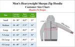 Load image into Gallery viewer, Men's Heavy Weight Sherpa Fleece Lined Hoodie Sweater Jacket - Full Zip - S-XXL