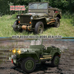 Load image into Gallery viewer, Remote Control RC Car 1/10 Off Road RC Truck Crawler Military Vehicle Hobby Toys