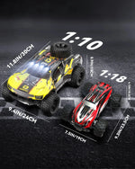 Load image into Gallery viewer, DEERC 9201E 1:10 Large RC Car Off Road 48 km/h 4x4 Off-Road Monster Crawler Toy