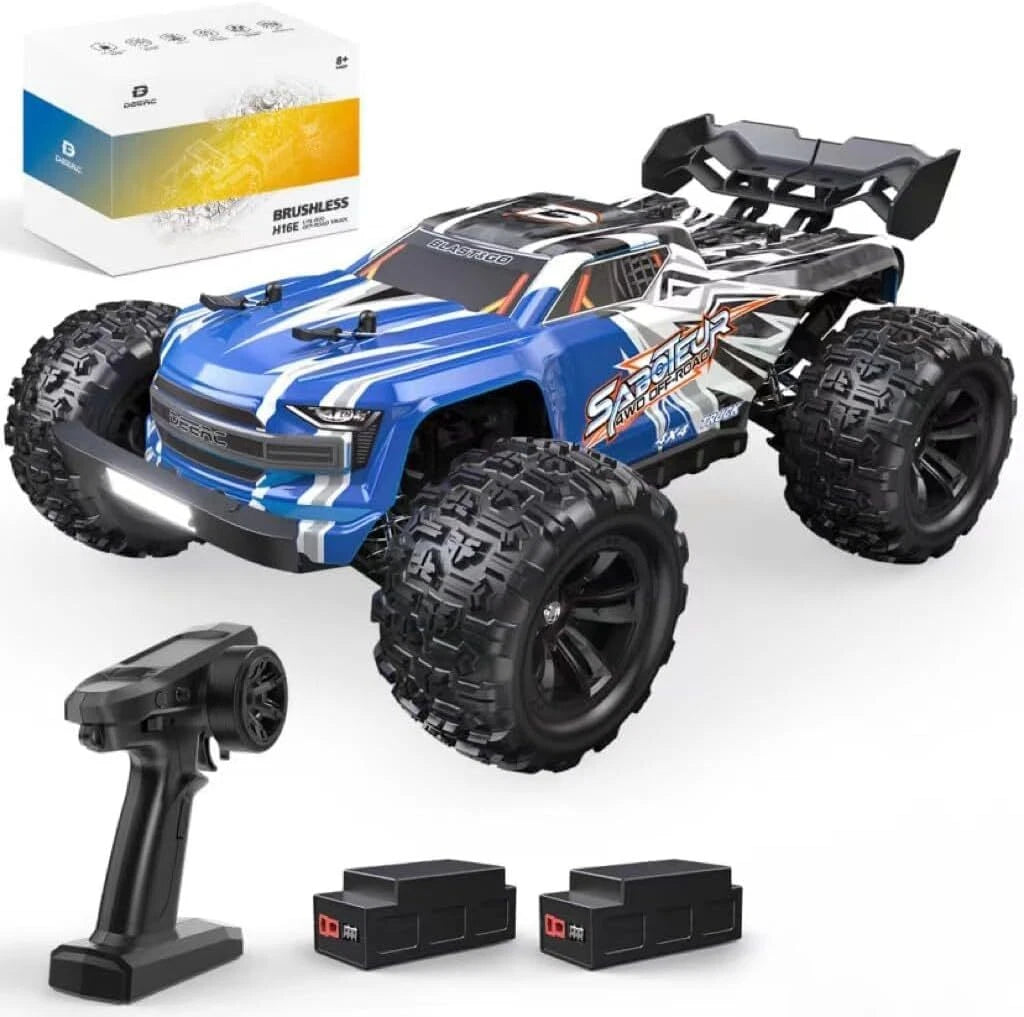 DEERC H16E 1:16 4WD RC Car Brushless 4X4 RTR Fast Max 70kph RC Monster Trucks