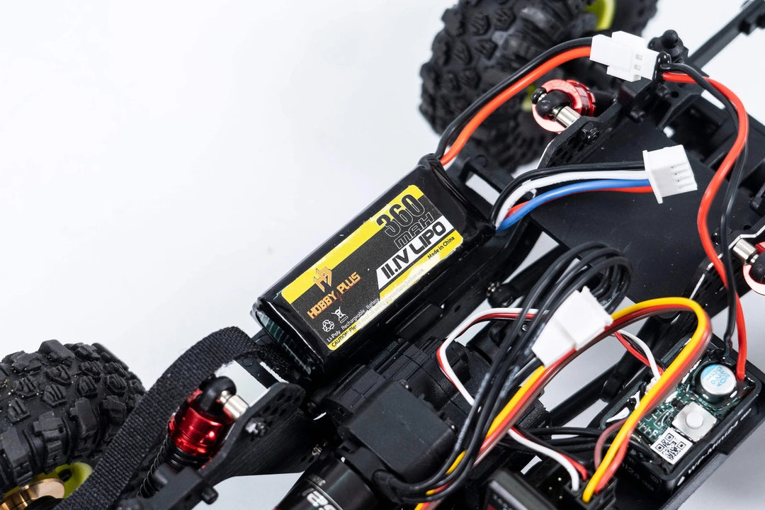 Hobby Plus 1/18 CR 18P PRO Brushless Juice Up 4X4 RTR Rock Crawler - Yellow