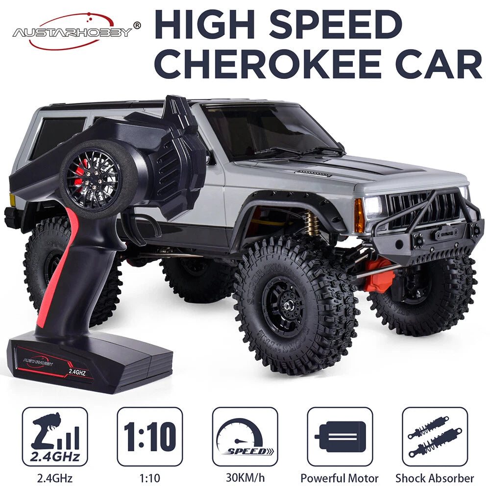 AUSTARHOBBY AX-8509 1/10 Cherokee 4WD 2.4G RC Crawler CAR Climbing Truck Toys