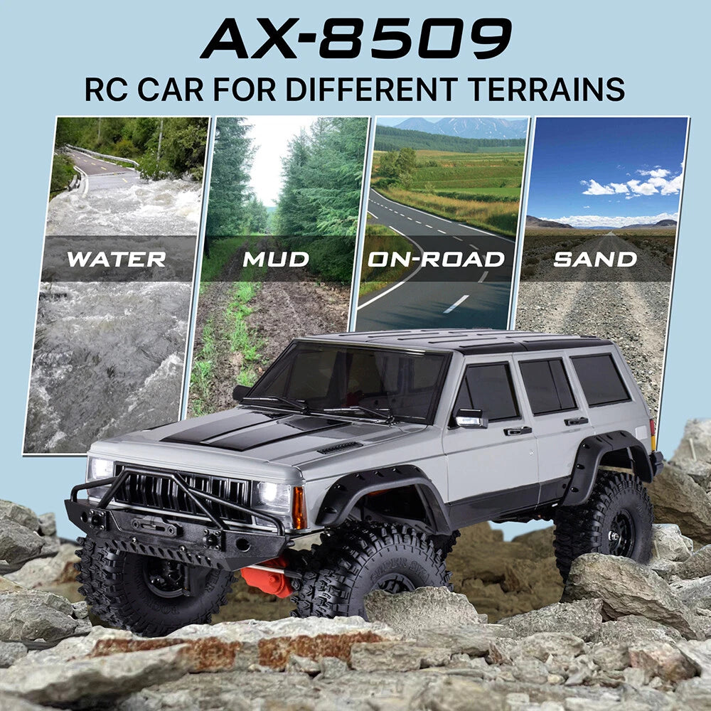 AUSTARHOBBY AX-8509 1/10 Cherokee 4WD 2.4G RC Crawler CAR Climbing Truck Toys