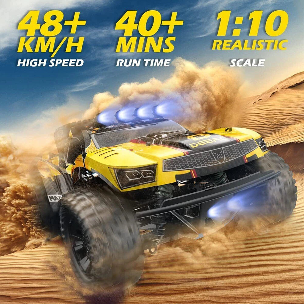DEERC 9201E 1:10 Large RC Car Off Road 48 km/h 4x4 Off-Road Monster Crawler Toy