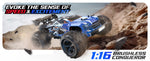 Load image into Gallery viewer, DEERC H16E 1:16 4WD RC Car Brushless 4X4 RTR Fast Max 70kph RC Monster Trucks