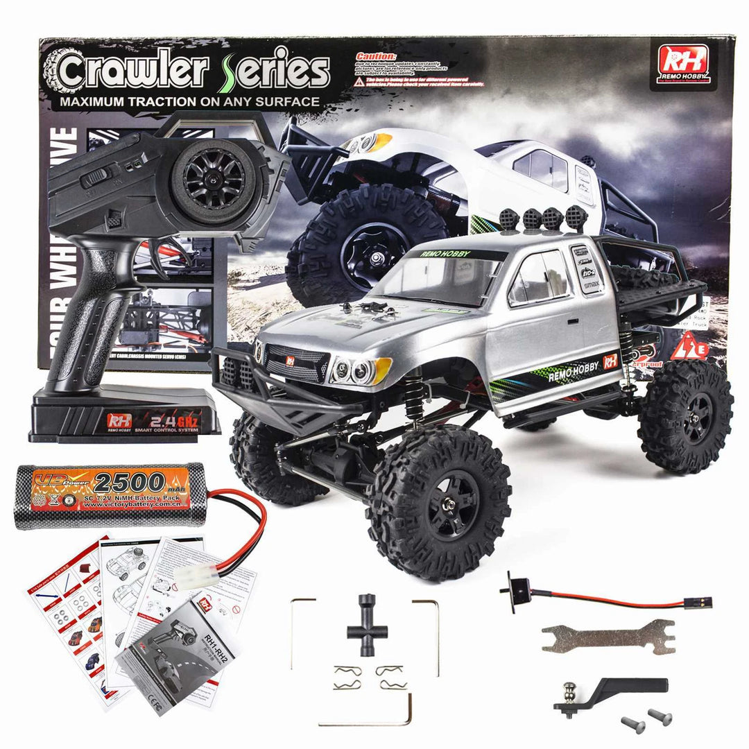 REMO Hobby Rock Crawler 1/10 4WD RC Monster Truck Off-Road Brushed RC Car 1093ST