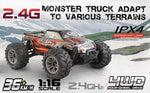Load image into Gallery viewer, 1:16 2.4Ghz 4WD OffRoad Radio Control Electric Monster Truck RC Car Toy RTR 9130
