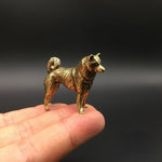 Load image into Gallery viewer, Mini Cute Dog Brass Figurine Sculptures Statue Handicraft Gift Home Decor