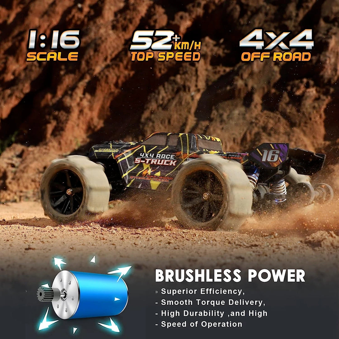 HAIBOXING Brushless RC Car 16890A 1/16 Scale 4X4 Fast Remote Control Truck