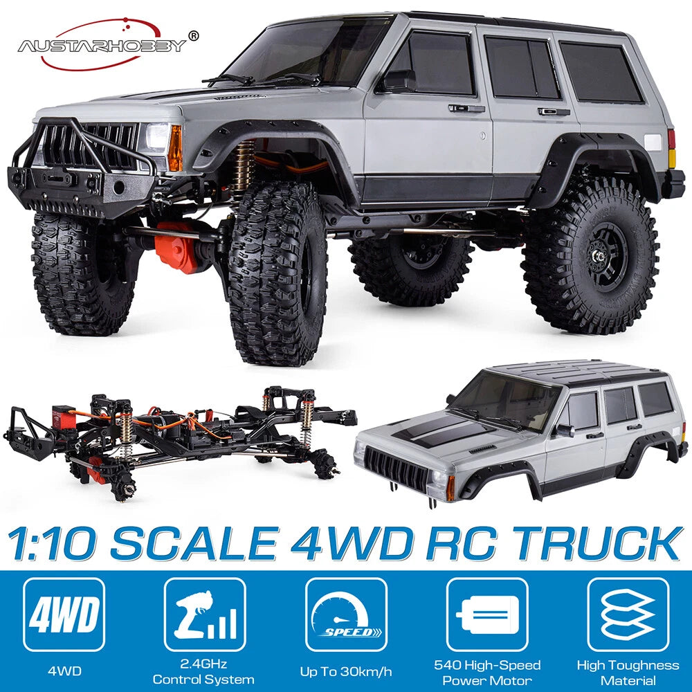 AUSTARHOBBY AX-8509 1/10 Cherokee 4WD 2.4G RC Crawler CAR Climbing Truck Toys
