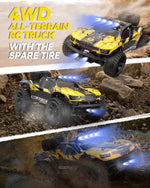 Load image into Gallery viewer, DEERC 9201E 1:10 Large RC Car Off Road 48 km/h 4x4 Off-Road Monster Crawler Toy