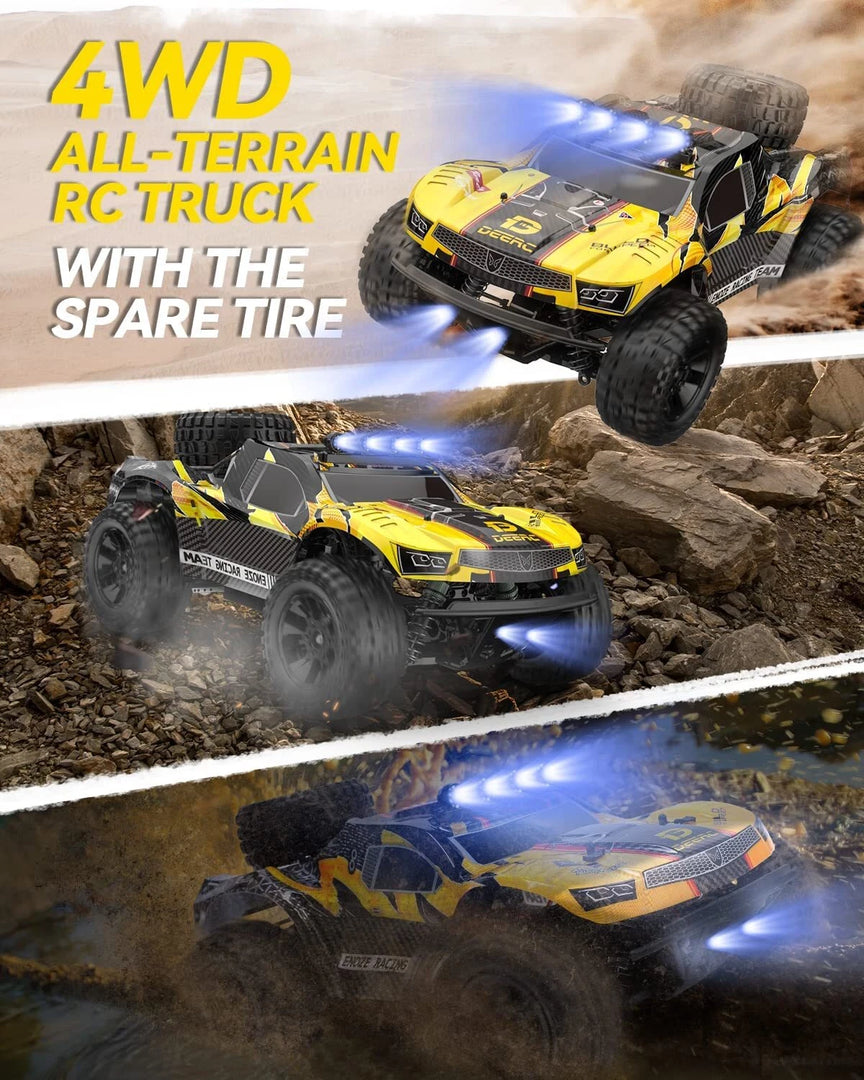 DEERC 9201E 1:10 Large RC Car Off Road 48 km/h 4x4 Off-Road Monster Crawler Toy